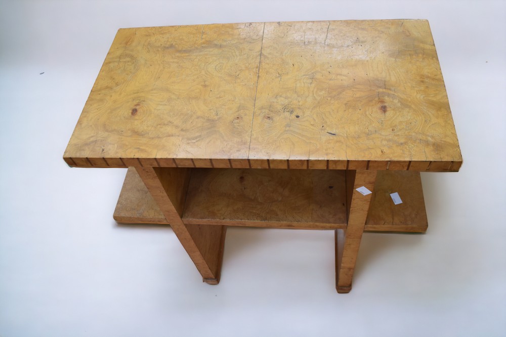1920s occasional table/stand, in walnut, 65 x 65 x 35cm - Bild 2 aus 2