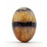 A Blue John egg length approx 50mm,  Further details: good minor wear and tear natural surface