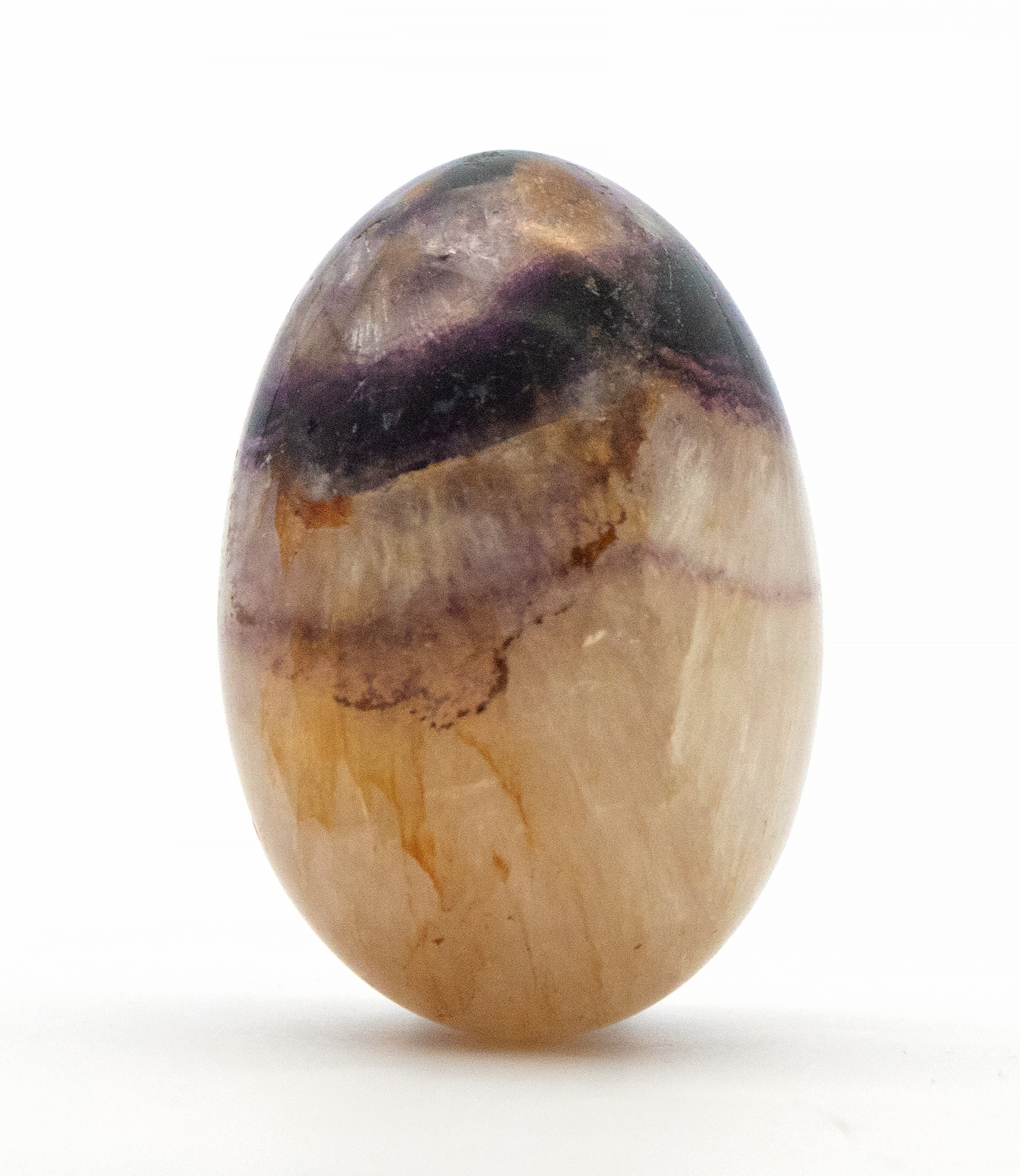 A Blue John egg approx 50mm,  Further details: good minor wear only