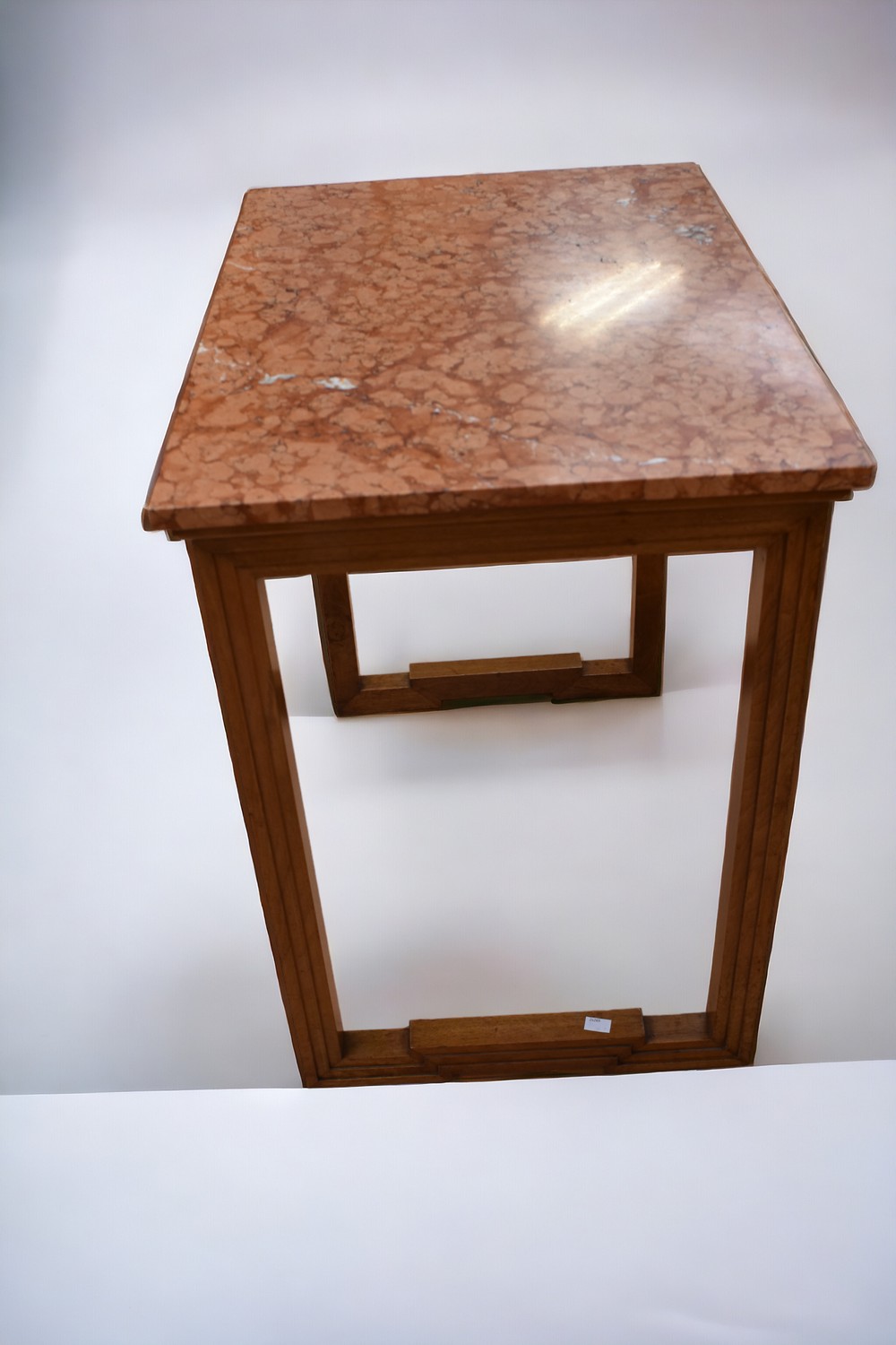 An Art Deco marble-topped occasional table, 70 x 70 x 50cm - Image 3 of 4