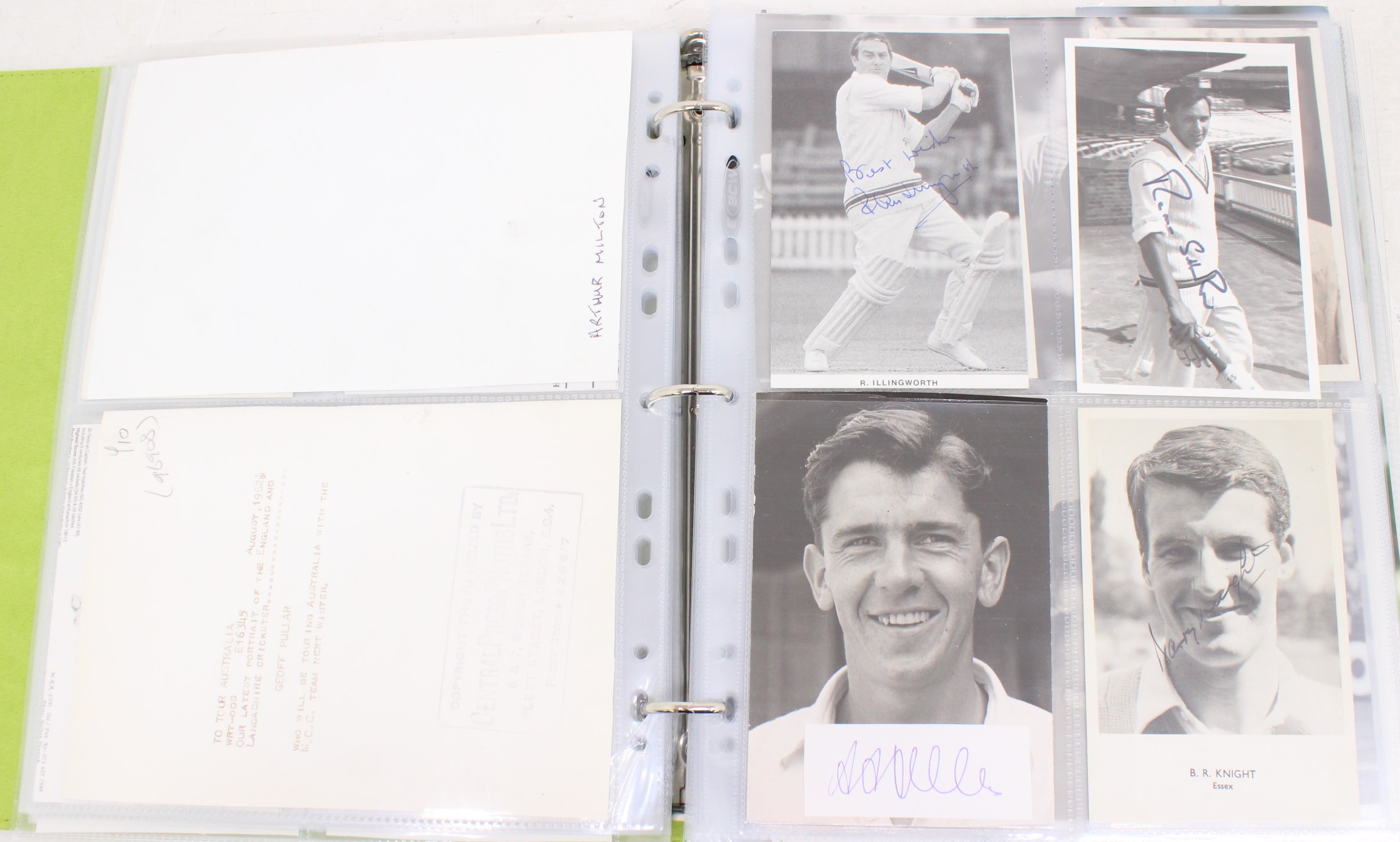 Cricket: One album of assorted cricket autographs, dating from the 1930s to modern day. Over 200 - Image 21 of 65