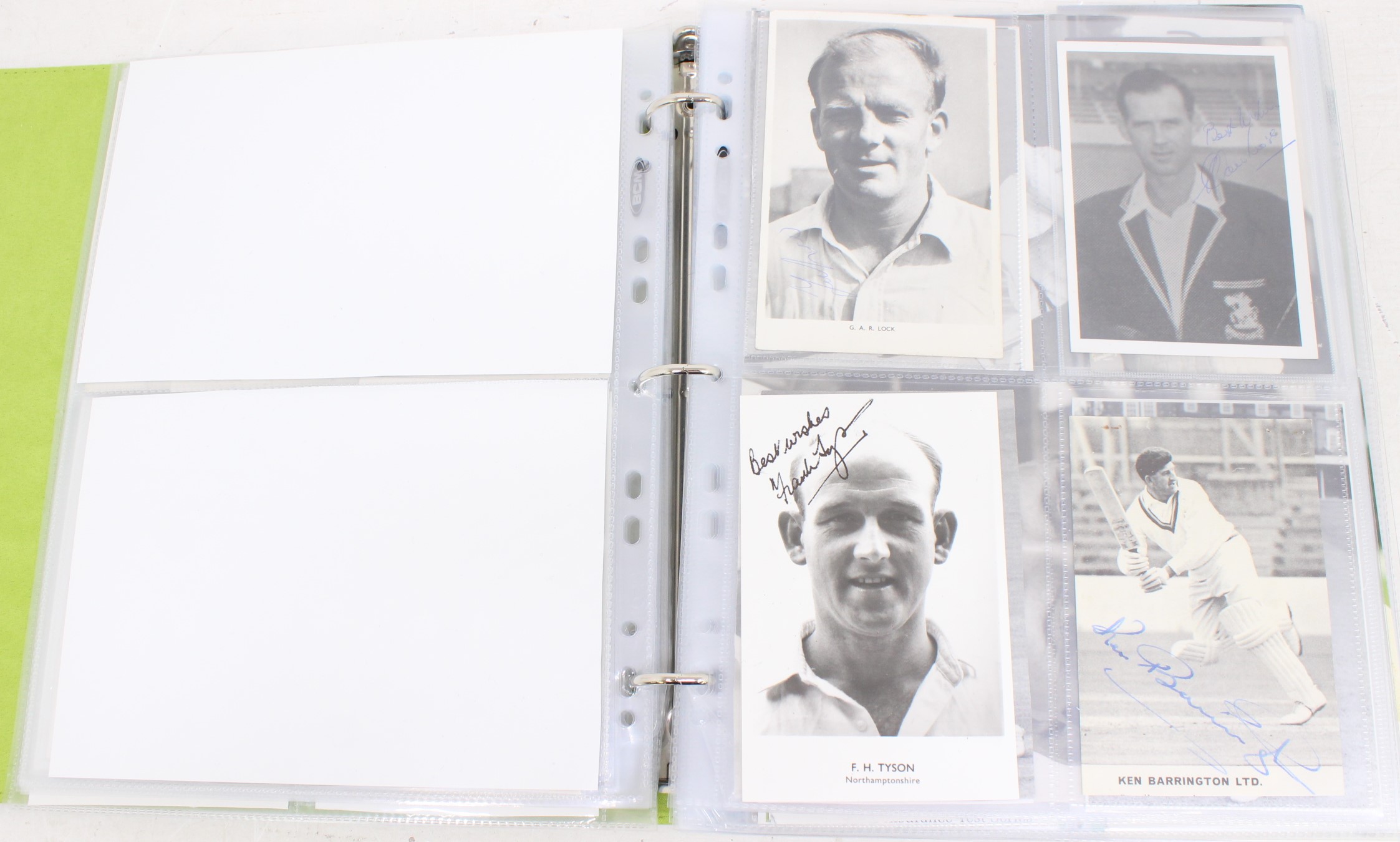 Cricket: One album of assorted cricket autographs, dating from the 1930s to modern day. Over 200 - Image 18 of 65