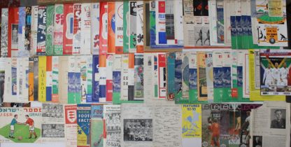 Football: A collection of assorted International football programmes to include: Home Nations