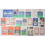 Football: A collection of assorted football programmes, dating from 1947 to 1993. Including Arsenal,