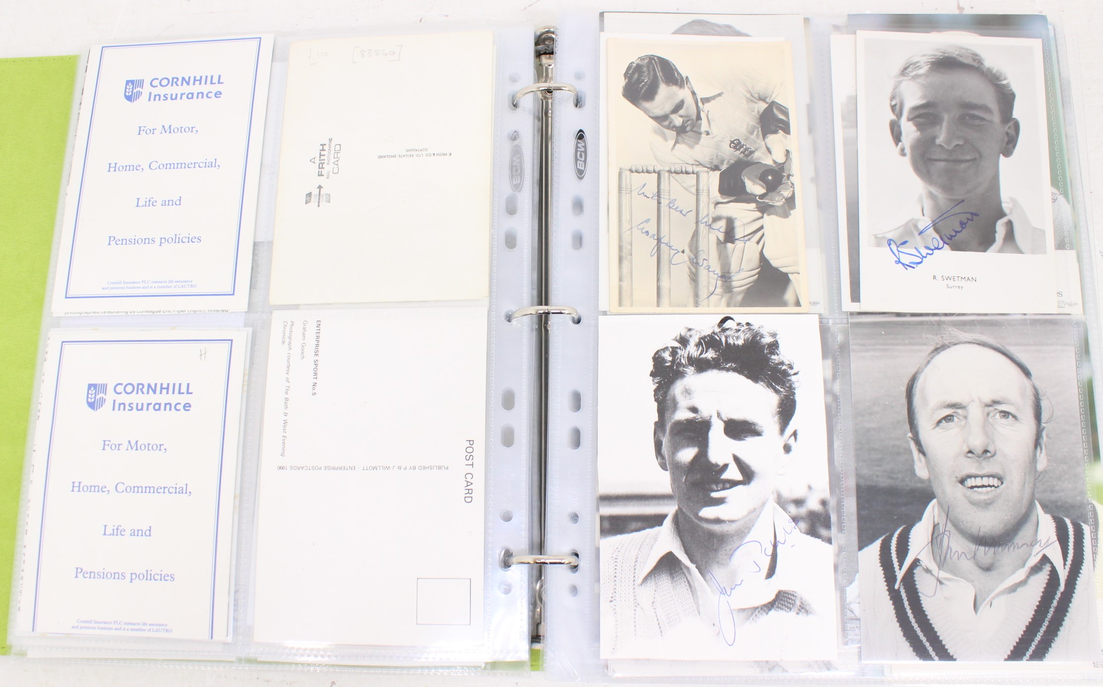 Cricket: One album of assorted cricket autographs, dating from the 1930s to modern day. Over 200 - Image 29 of 65