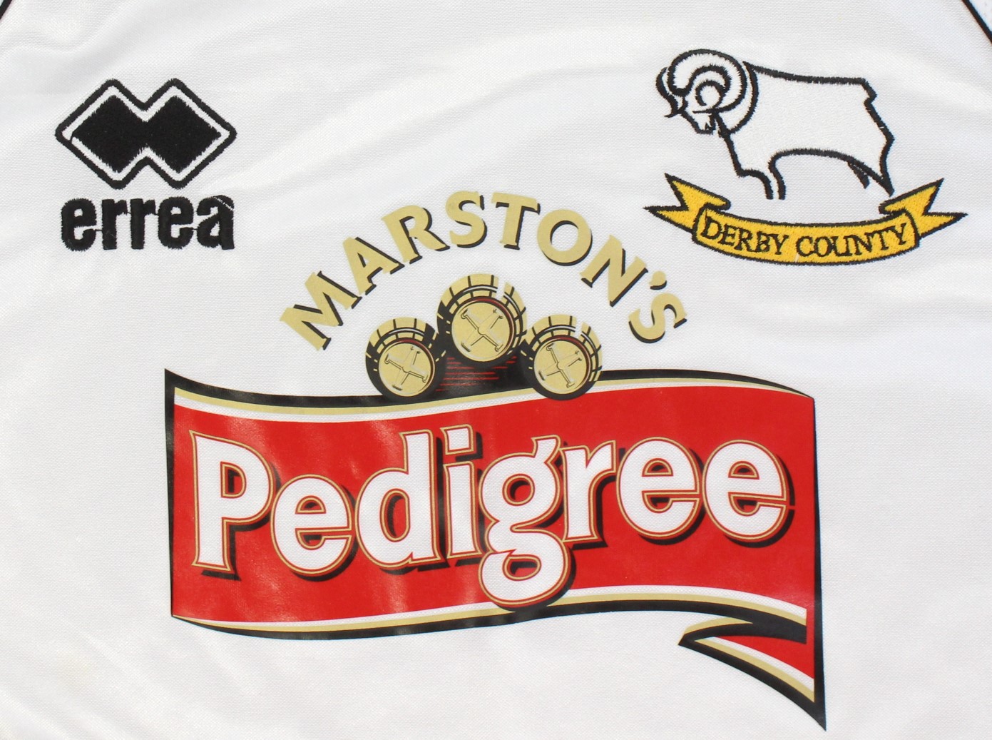 Derby County: A collection of four Derby County home football shirts to comprise: signed 1999-2000 - Image 4 of 5