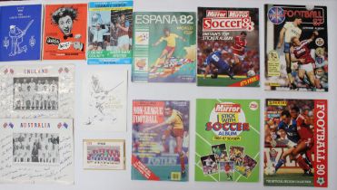 Football: A collection of part complete football sticker albums to include: Panini Espana 82 World