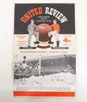 Manchester United: A rare Manchester United v Wolverhampton Wanderers, 8th February 1958