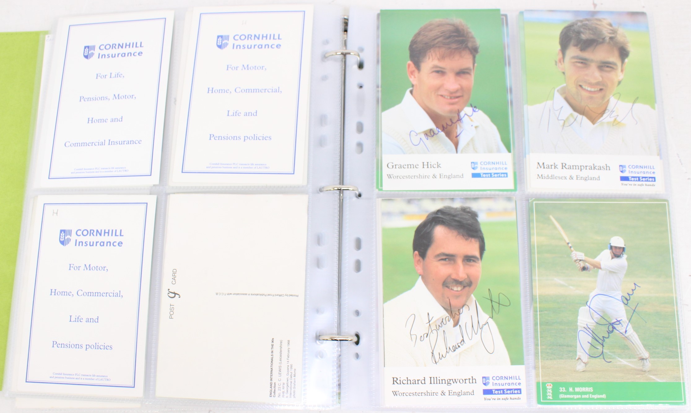Cricket: One album of assorted cricket autographs, dating from the 1930s to modern day. Over 200 - Image 42 of 65