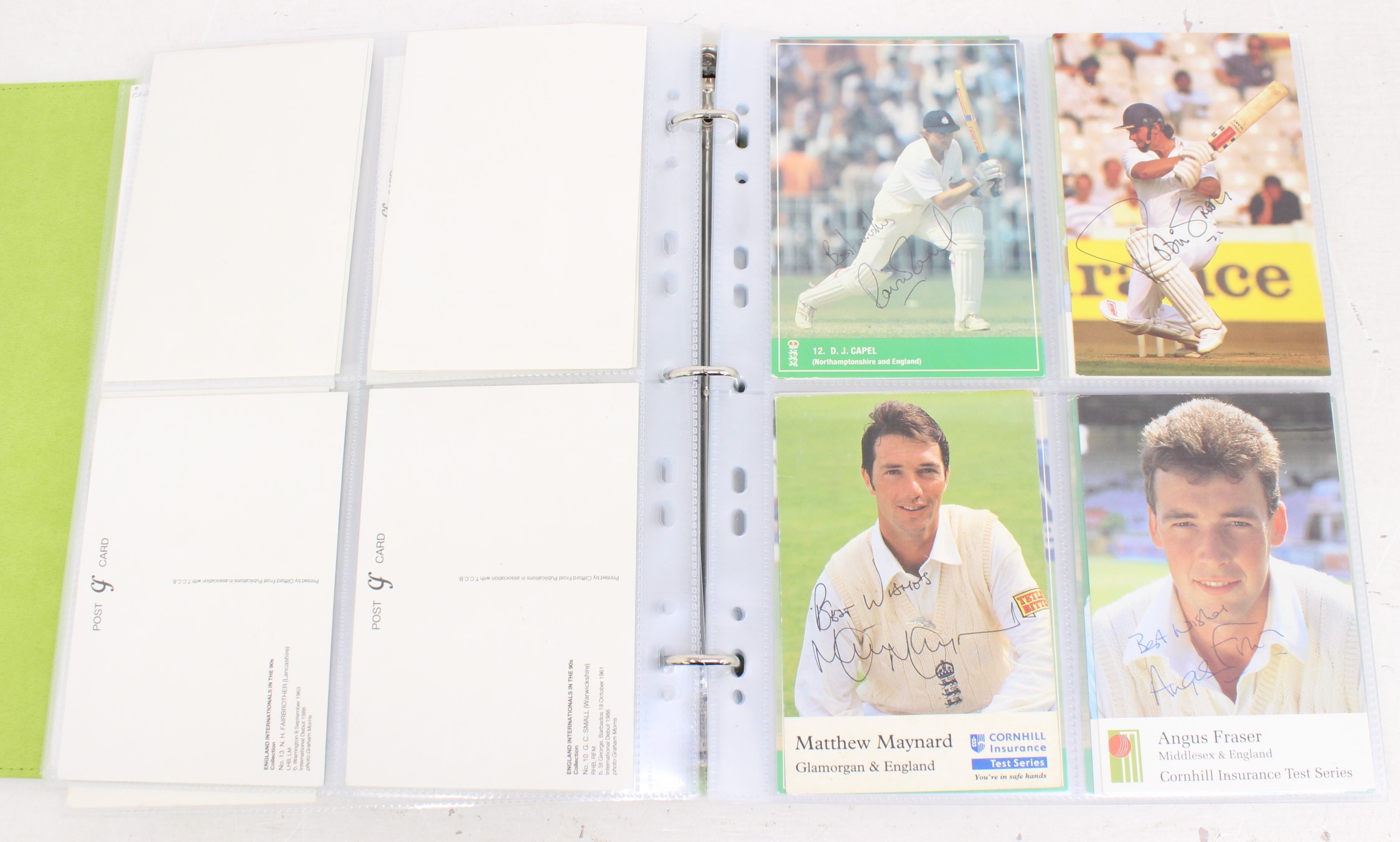 Cricket: One album of assorted cricket autographs, dating from the 1930s to modern day. Over 200 - Image 40 of 65