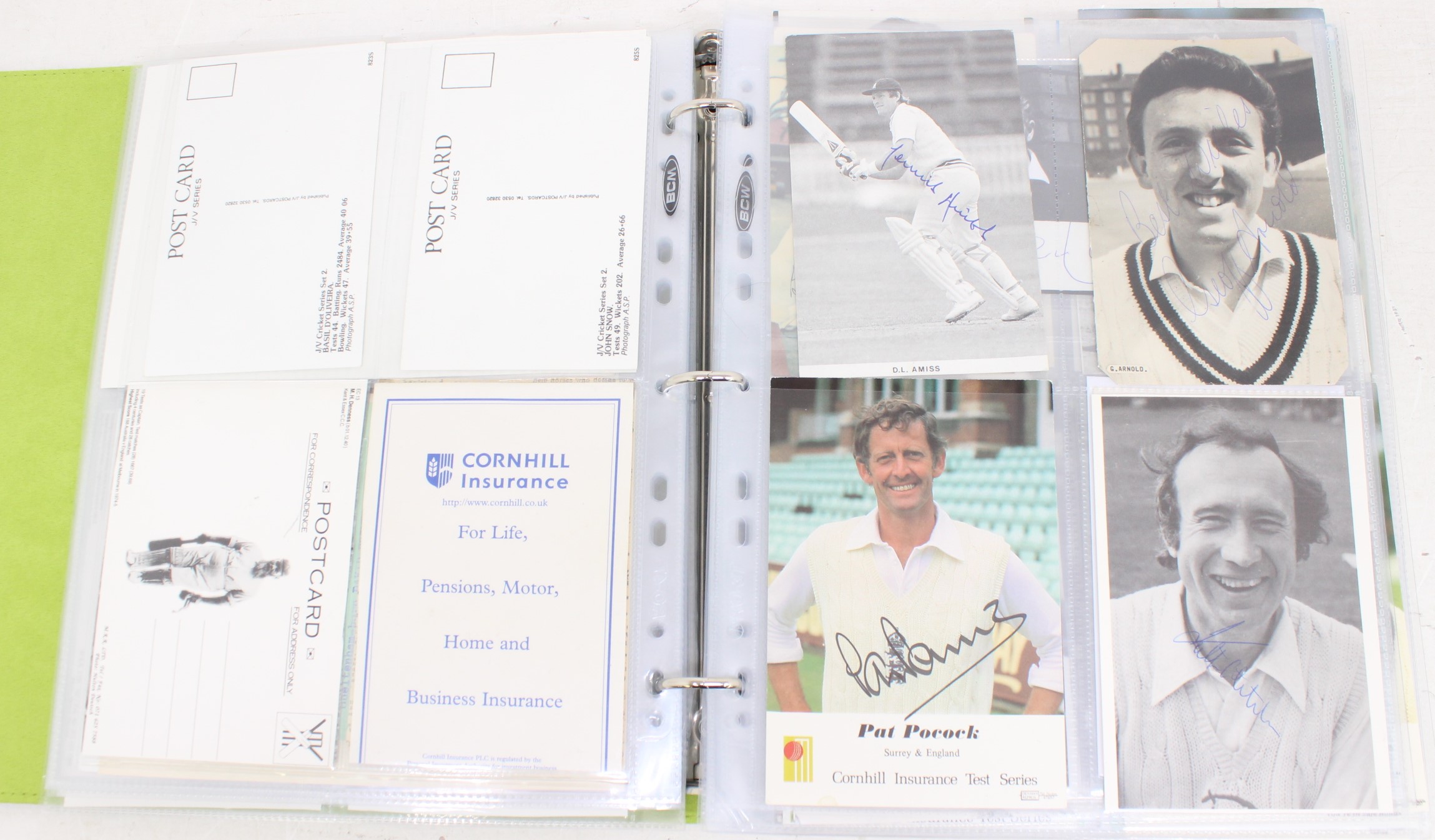 Cricket: One album of assorted cricket autographs, dating from the 1930s to modern day. Over 200 - Image 25 of 65