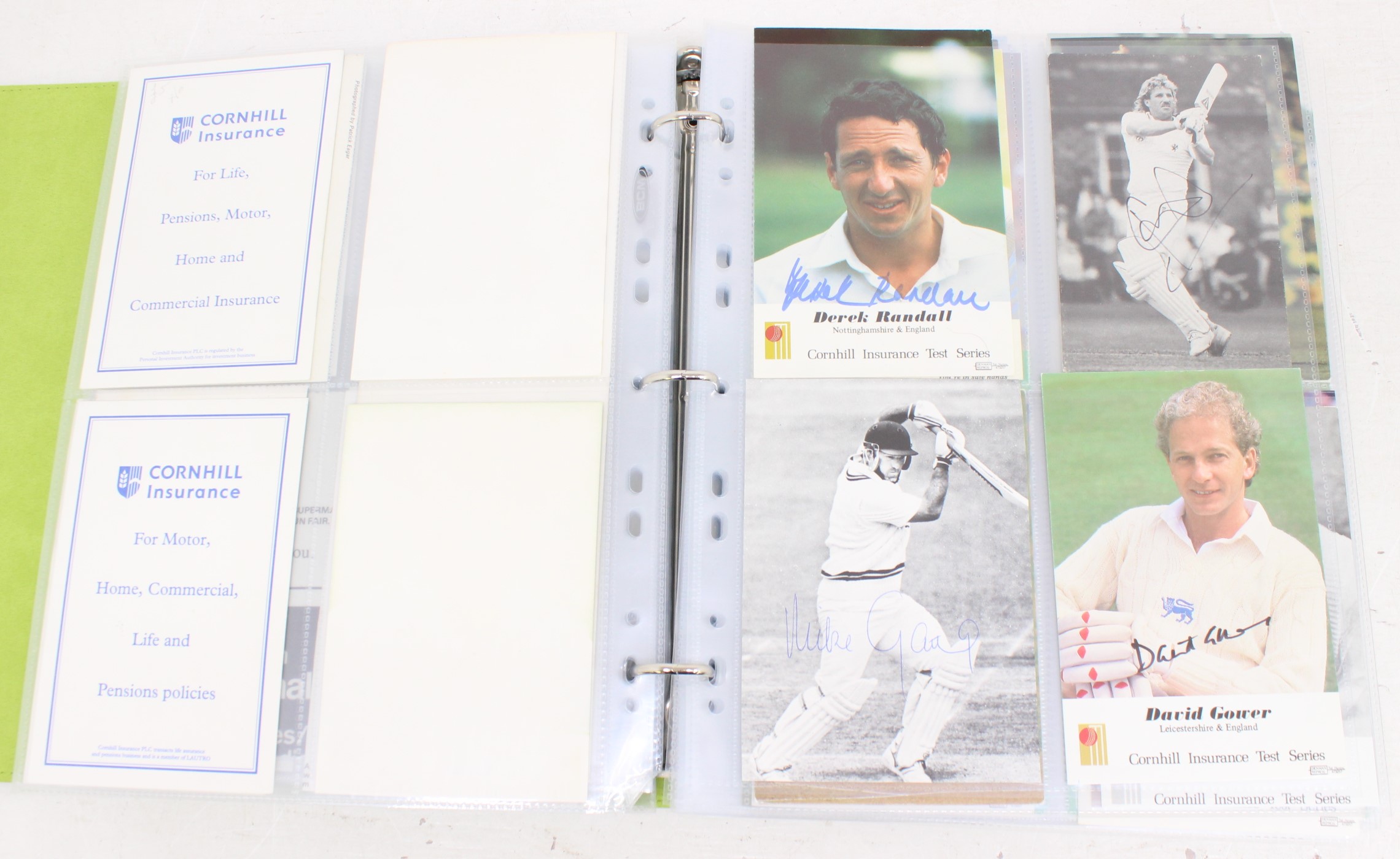 Cricket: One album of assorted cricket autographs, dating from the 1930s to modern day. Over 200 - Image 34 of 65