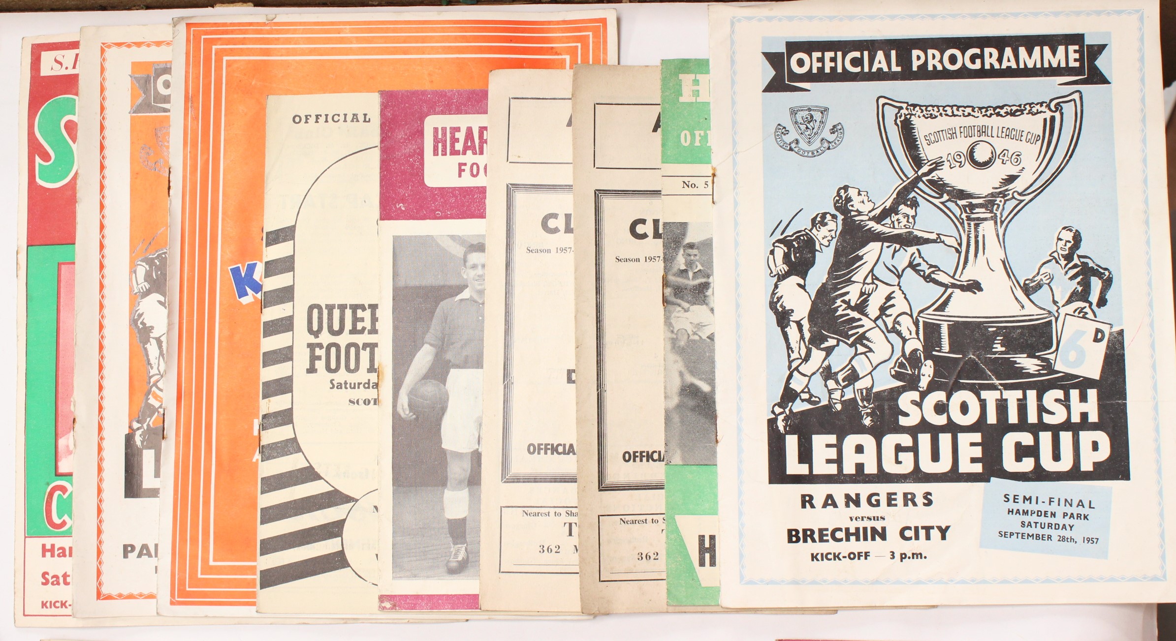 Scottish: A collection of assorted Scottish football programmes, the earliest dated 1948 to 1957. - Image 3 of 4