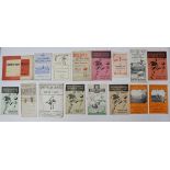 Football: A collection of fifteen football programmes, dated 1951 to include: Sheffield Wednesday,