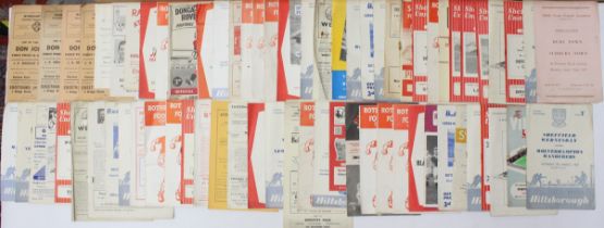 Football: A collection of assorted football programmes, dated 1957 and 1958 to include Rotherham