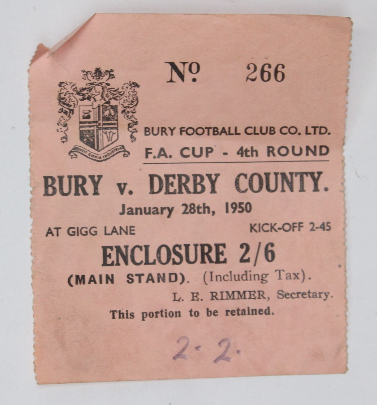 Derby County: A collection of twenty-four 1949-1950 Derby County home and away programmes; - Image 2 of 2