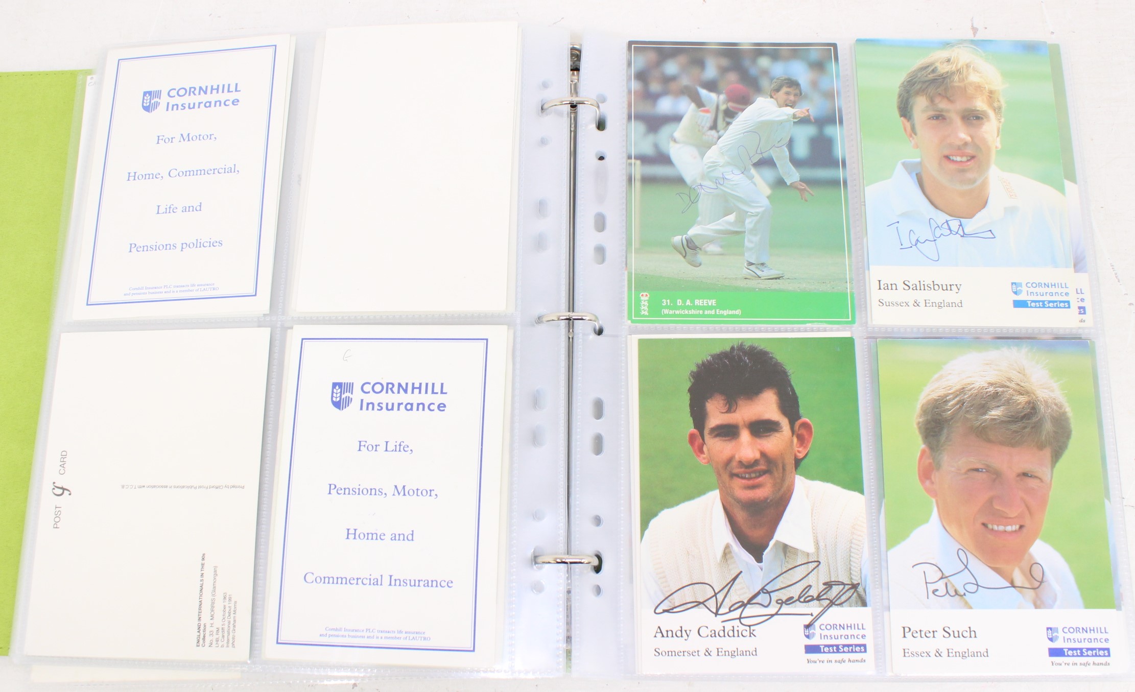 Cricket: One album of assorted cricket autographs, dating from the 1930s to modern day. Over 200 - Image 43 of 65