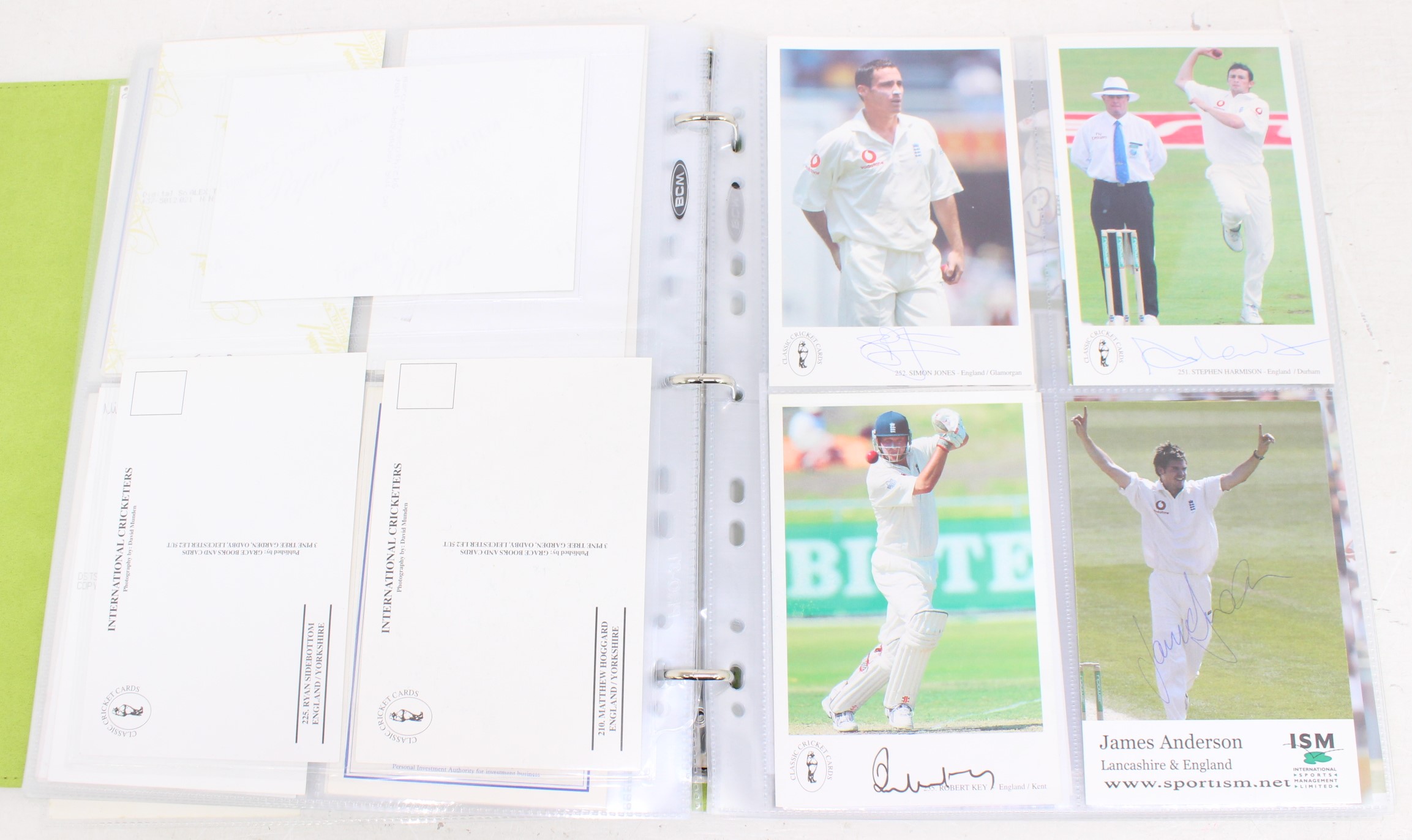 Cricket: One album of assorted cricket autographs, dating from the 1930s to modern day. Over 200 - Image 50 of 65
