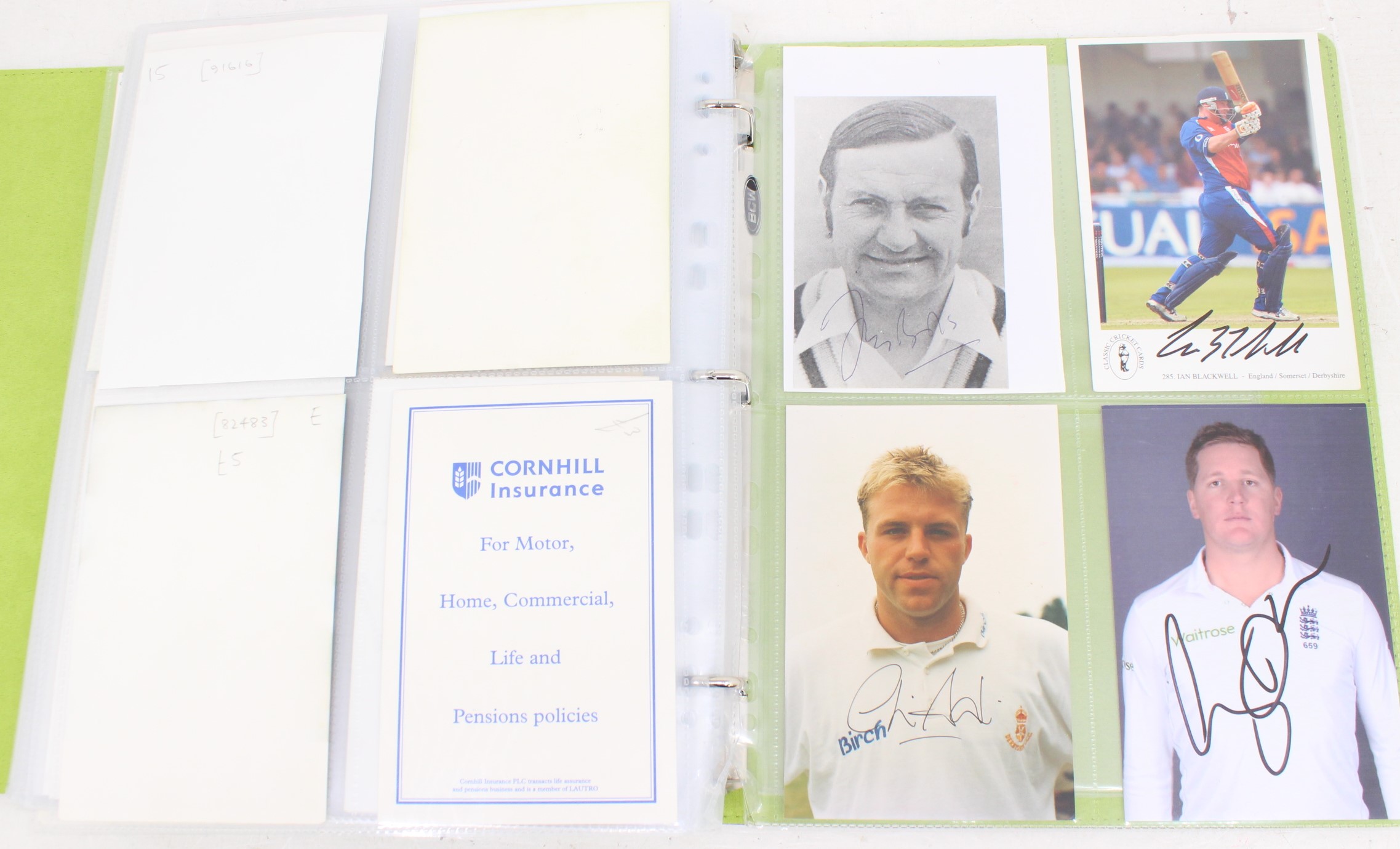Cricket: One album of assorted cricket autographs, dating from the 1930s to modern day. Over 200 - Image 65 of 65