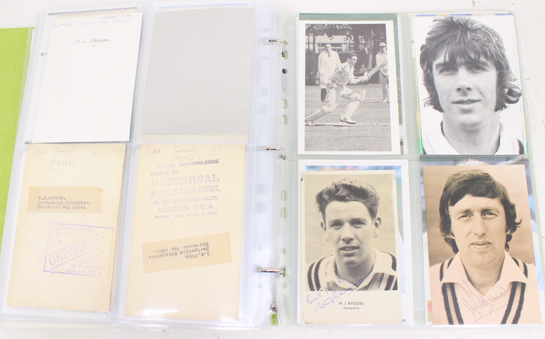 Cricket: One album of assorted cricket autographs, dating from the 1930s to modern day. Over 200 - Image 62 of 65