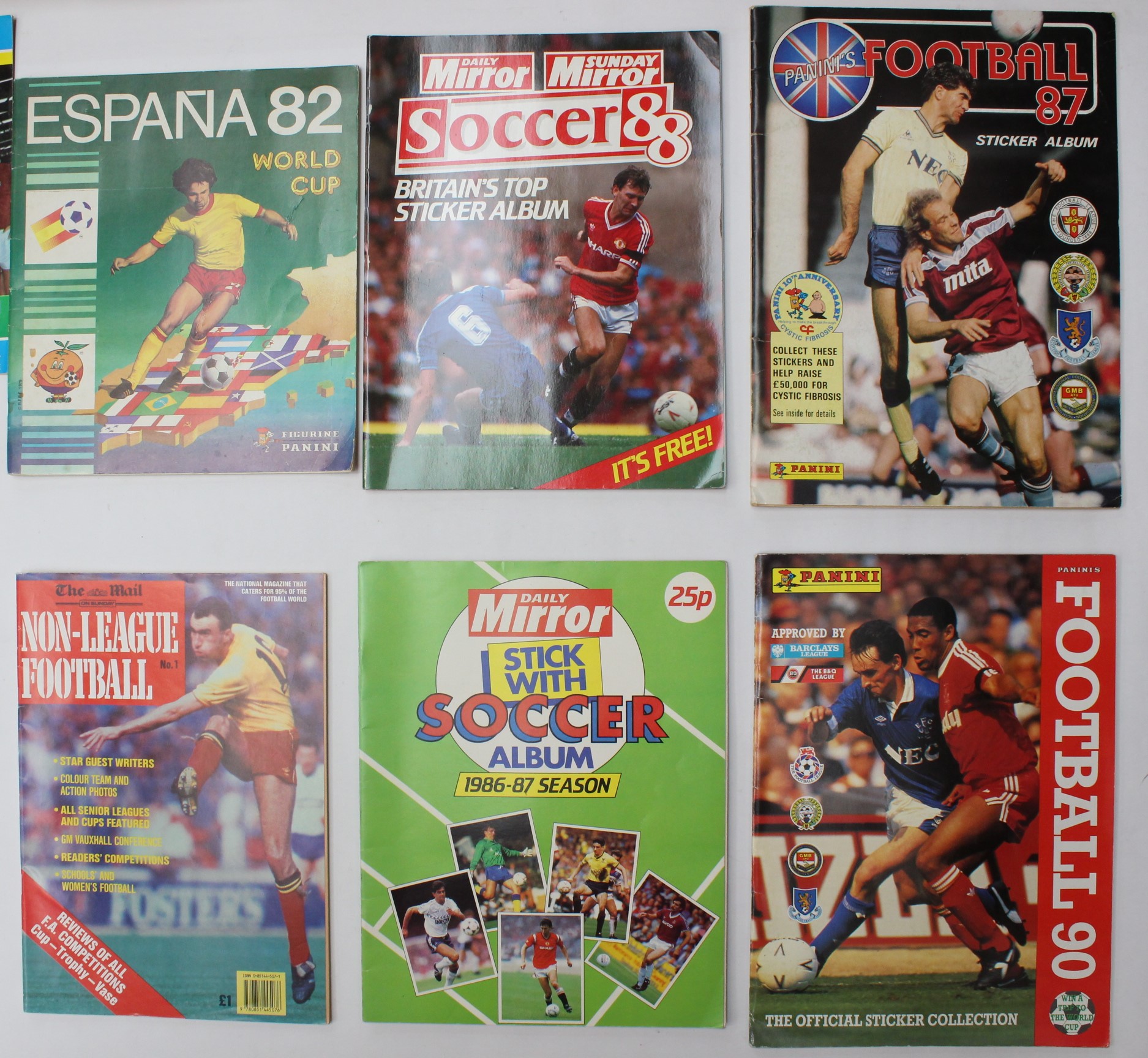 Football: A collection of part complete football sticker albums to include: Panini Espana 82 World - Image 2 of 2