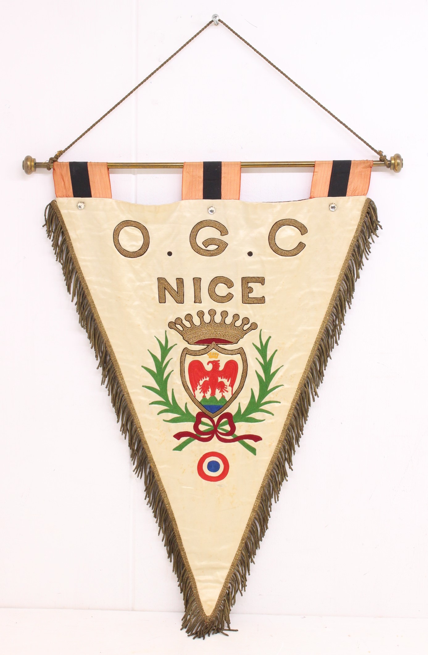 Football: An early 20th century, possibly 1920s, Olympique Gymnaste Club de Nice (O.G.C. Nice)