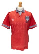 England: An England, World Youth Championships Portugal 1991, possibly match-issued shirt, no number