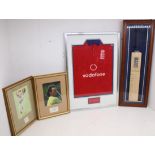 Sporting: A collection of assorted signed sporting memorabilia to include: an Ashes Winning Team