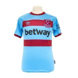 West Ham United: A West Ham United, match-worn, Jesse Lingard, short-sleeved away football shirt,