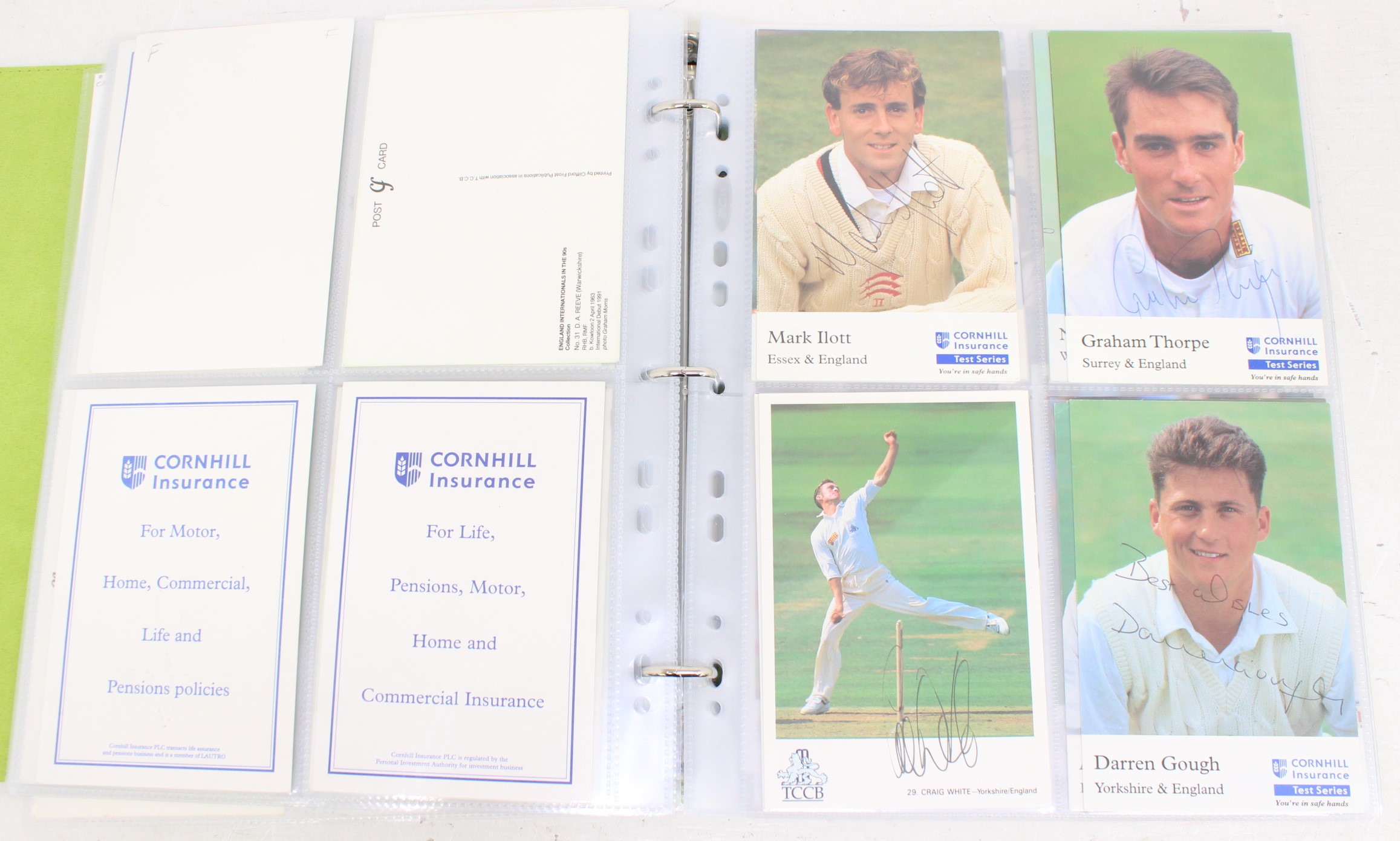 Cricket: One album of assorted cricket autographs, dating from the 1930s to modern day. Over 200 - Image 44 of 65