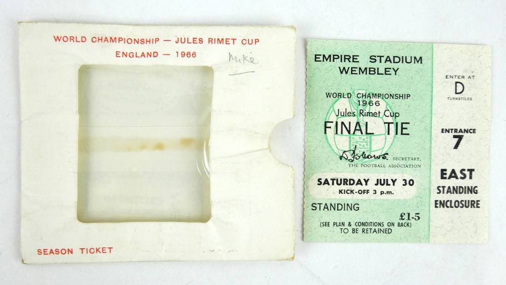 World Cup: A collection of assorted 1966 World Cup tickets, to include at least one ticket for - Image 3 of 5