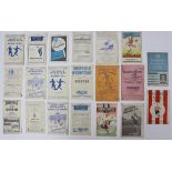 Football: A collection of assorted 1940s football programmes, mostly of Yorkshire interest, to