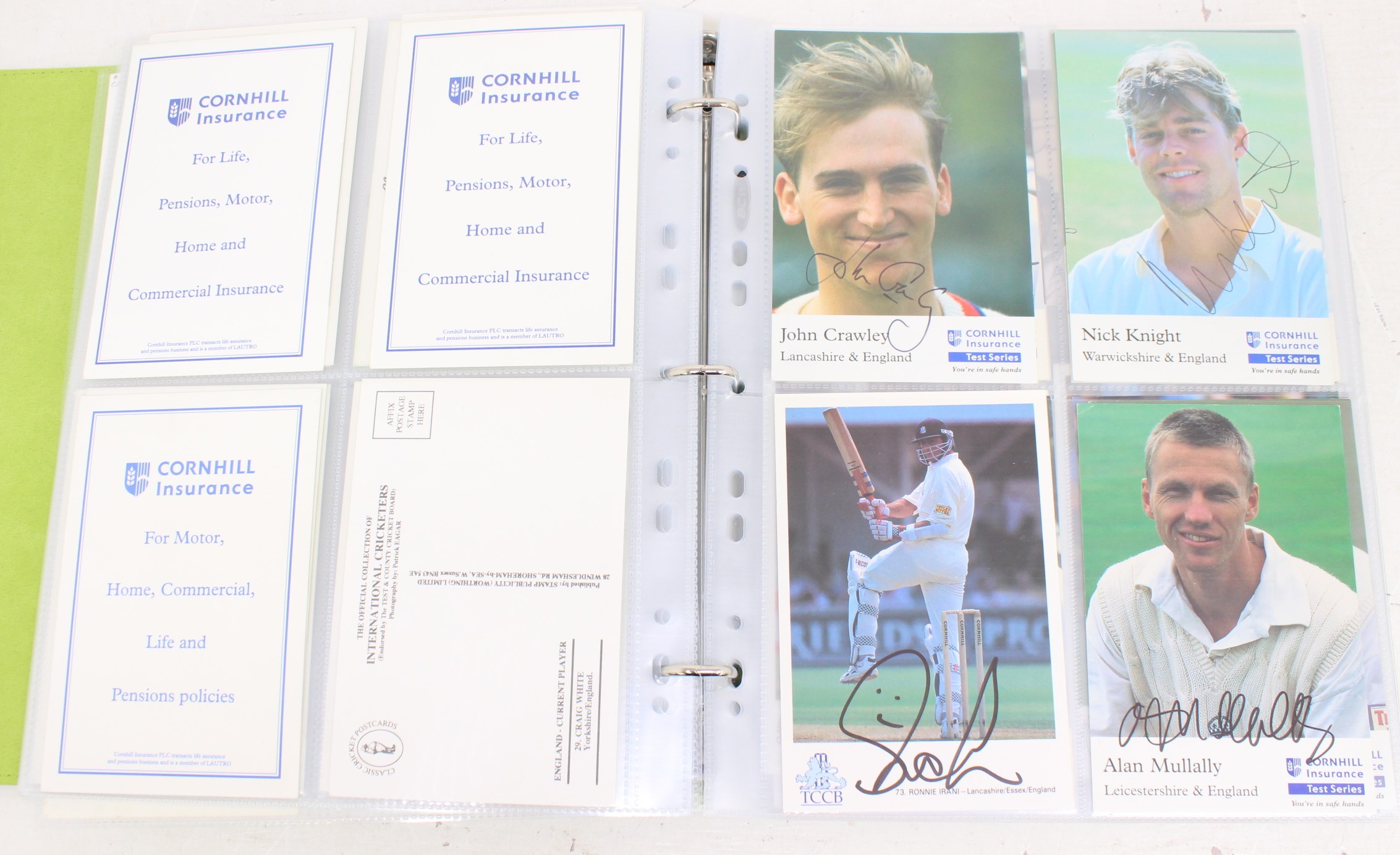 Cricket: One album of assorted cricket autographs, dating from the 1930s to modern day. Over 200 - Image 45 of 65