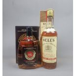 2 Bottles Blended Whisky to include: Highland Prince 12 Year Old 1970's 26 Fl Oz/75 Proof Bells