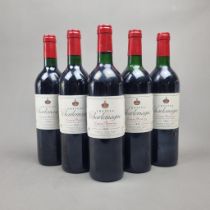 5 Bottles Chateau Charlemagne 1995 – Canon Fronsac