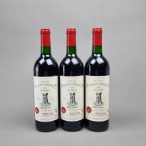 3 Bottles Chateau Tours St Bonnet 2000 Cru Bourgeois – Medoc