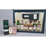 Single Malt Whisky Miniatures to include: Ledaig 1974 Bottled 1992, Highland Park 1989, Bottled 1997