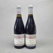 2 Bottles De L'Arlot Nuits St Georges to include 1995 and 1996 Vintage