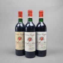 3 Bottles Chateau Poujeaux – 1995 Moulis Medoc