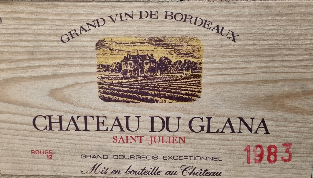Chateau Du Glana 1983 Saint-Julien 12 Bottles OWC This lot comes from the esteemed collection of a