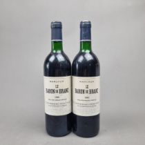 2 Bottle Le Baron De Brane 1990 – Margaux