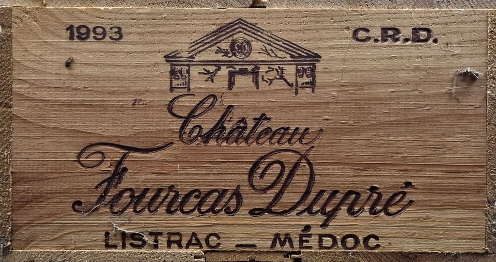 Chateau Fourcas Dupre 1993 Listrac-Medoc 12 Bottles OWC This lot comes from the esteemed