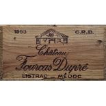 Chateau Fourcas Dupre 1993 Listrac-Medoc 12 Bottles OWC This lot comes from the esteemed