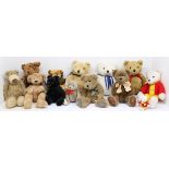 Bears: A collection of assorted teddy bears to include: Rupert, Hermann, Boyds Collection, Air Puppy