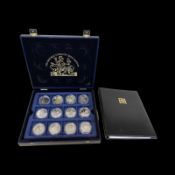 Sixteen 'The Bicentenary of the Battle of Trafalgar' 1oz silver coins and certificates (16)