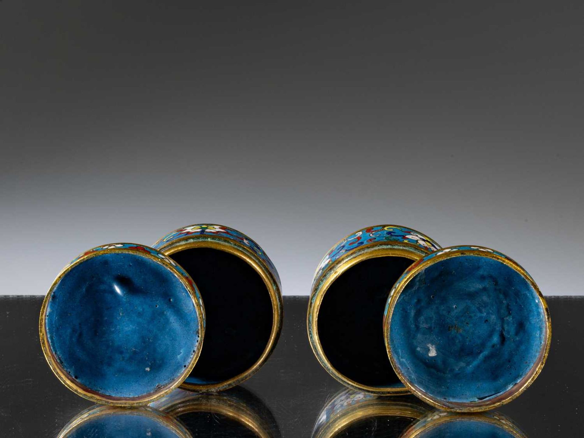 SET OF CLOISONNE BOXES - Image 14 of 15