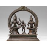 SHIVA , PARVATI AND SKANDA