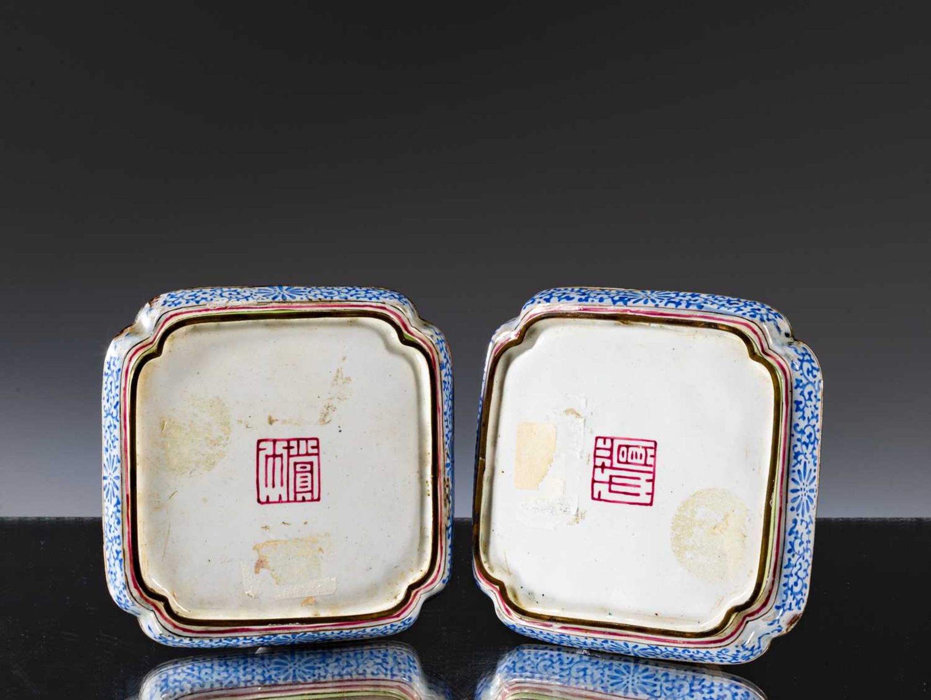 SET OF CLOISONNE BOXES - Image 12 of 15
