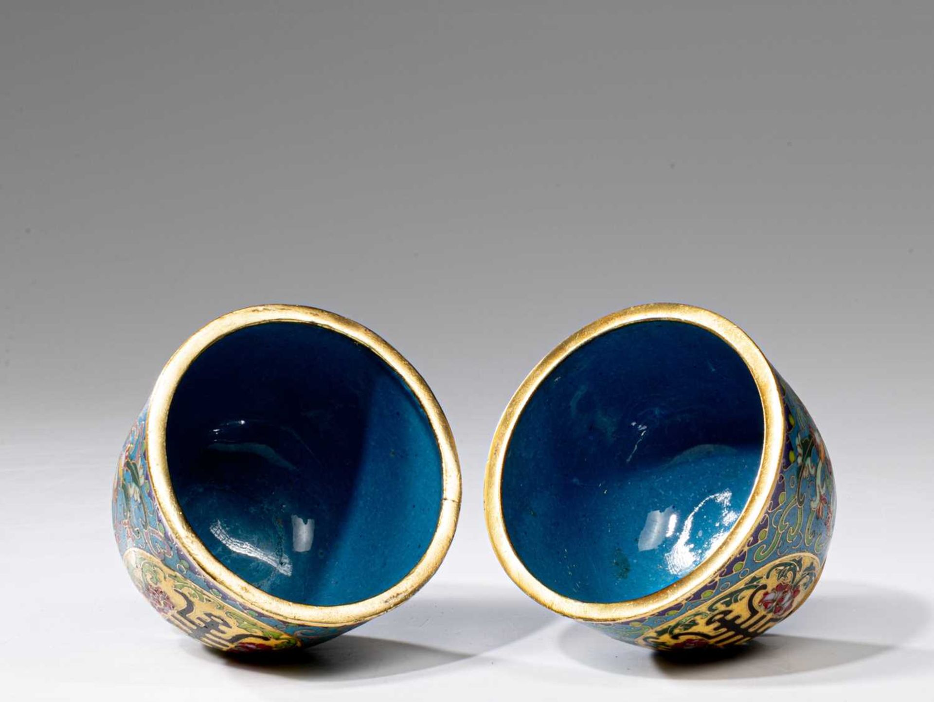 TWO CLOISONNE CUPS - Image 5 of 5