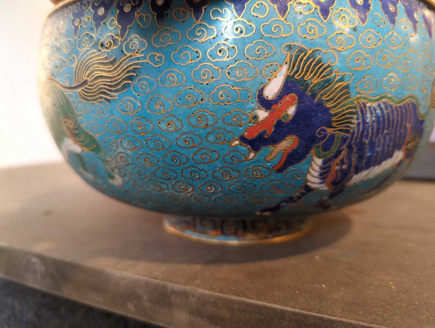 CLOISONNE BOWL - Image 5 of 15